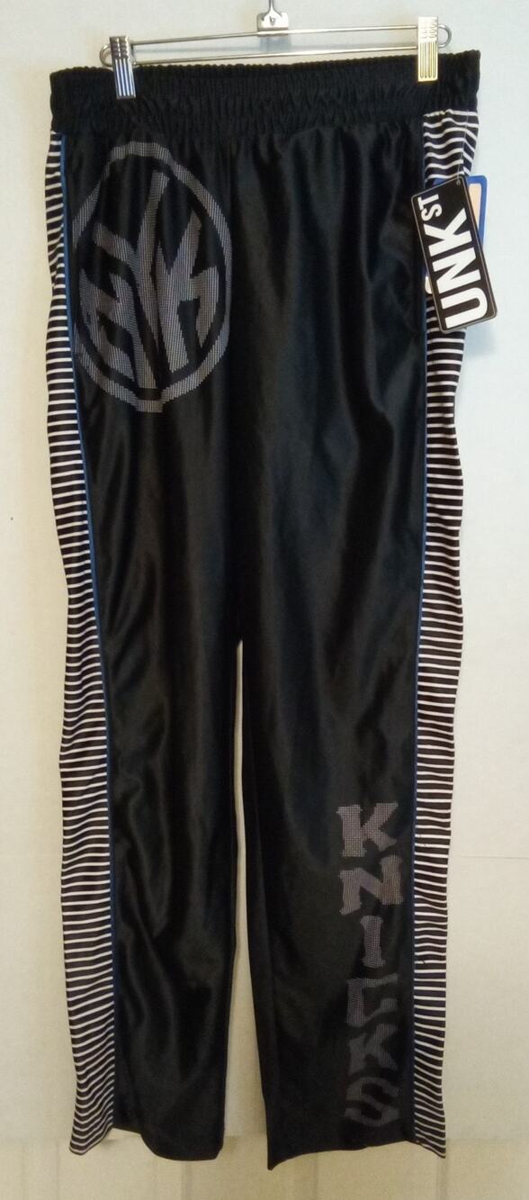 New York Knicks NBA UNK ST Graphic Black Joggers Small
